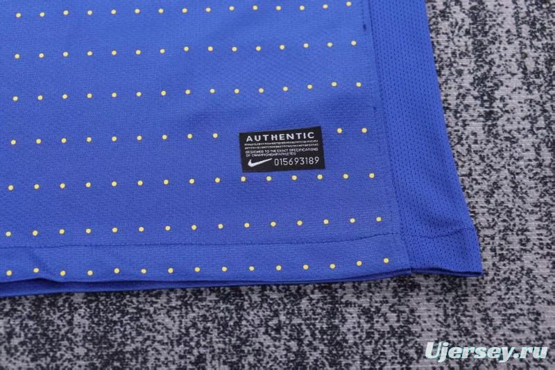 Retro 2010/11 Kids Brazil Blue & White Away Jersey