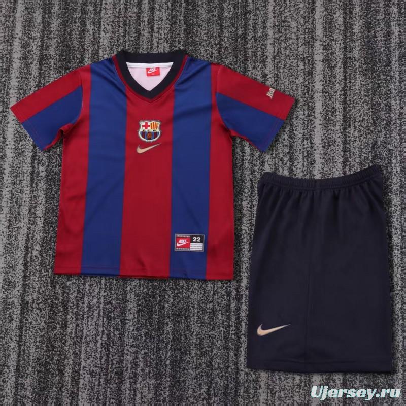 Retro Kids 98/99 Barcelona Home Jersey