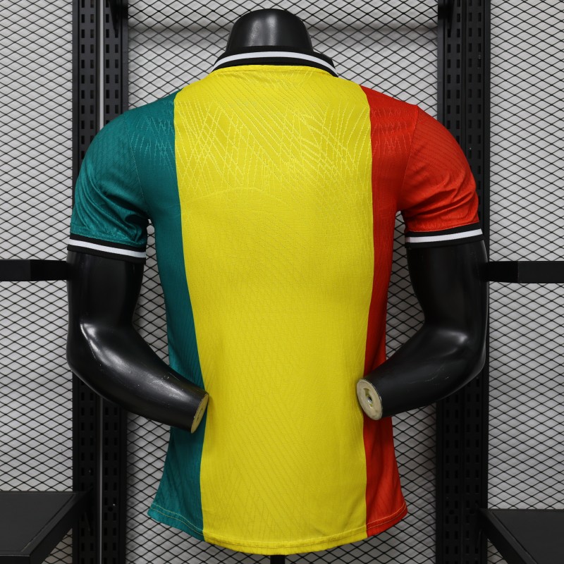 Player Version 2026 Ghana Special Edition Yellow Red Green with National Coat of Arms & Flag Jersey