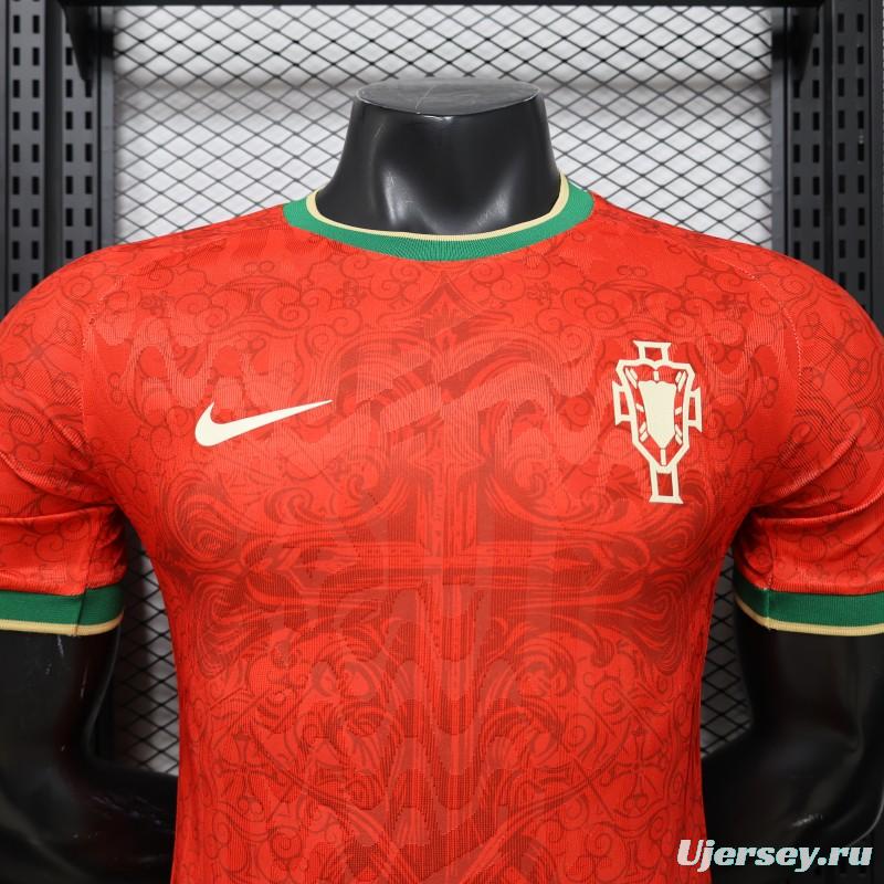 Player Version 2026 Portugal Home Red Special Edition Jersey