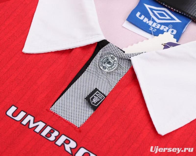 Retro Kids  96/97 Manchester United Home Jersey