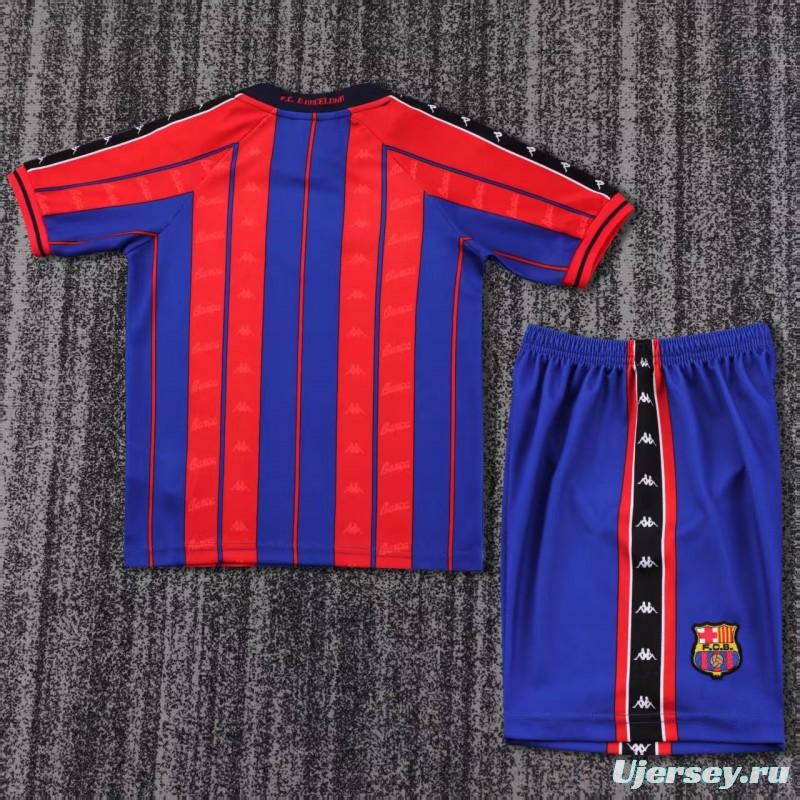 Retro Kids 97/98 Barcelona Home Jersey