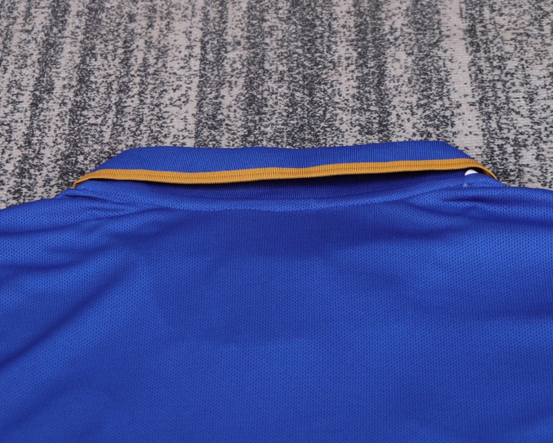 Retro Kids 1996 Italy Home Blue Jersey