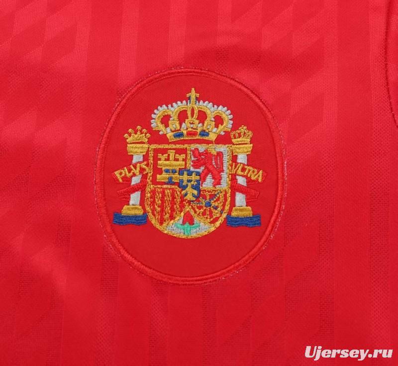 Retro Kids 1994 Spain Home Jersey