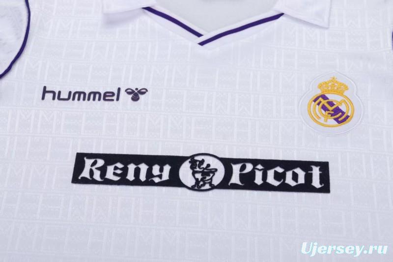 Retro Kids 88/90 Real Madrid Home Jersey