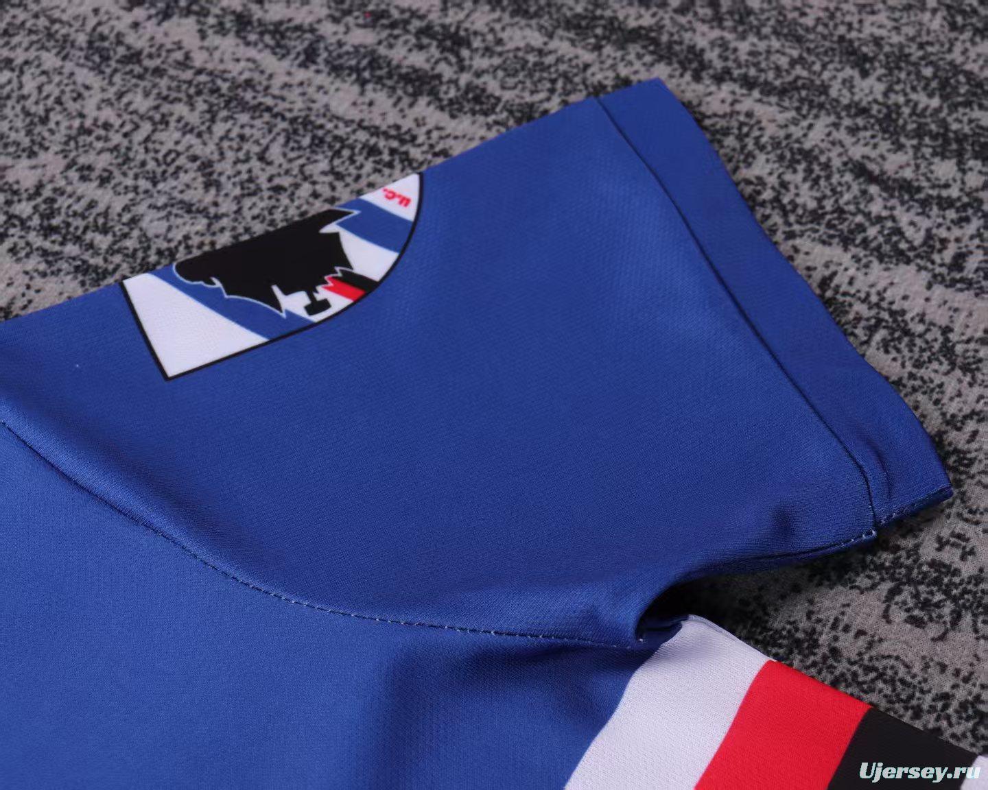 Retro Kids 1990/91 Sampdoria Home Jersey