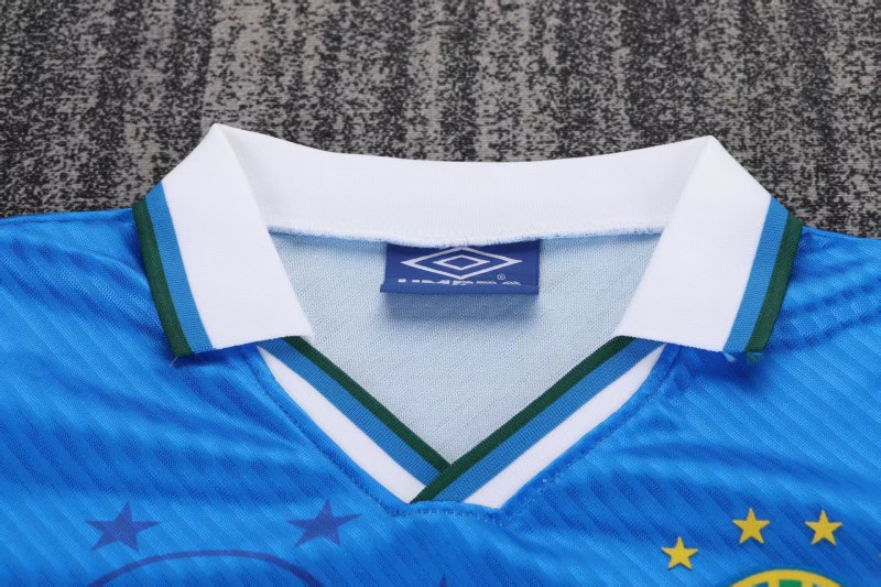 Retro Kids 1996 Brazil Away Jersey