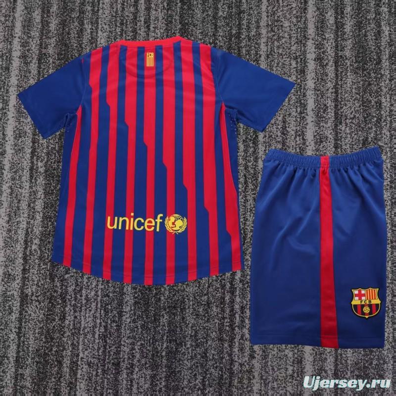 Retro Kids 11/12  FC Barcelona Home Jersey