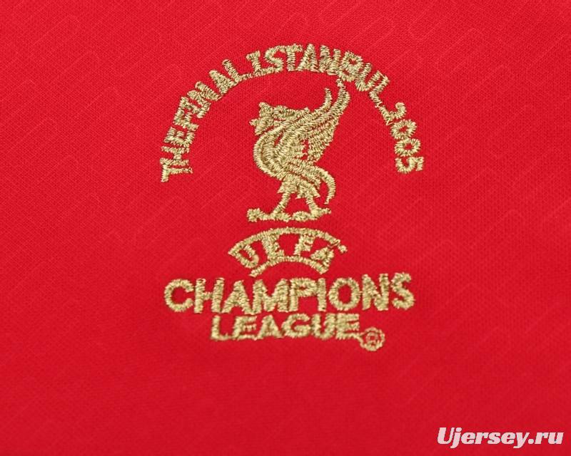 Retro Kids 04/05 Liverpool Home Jersey