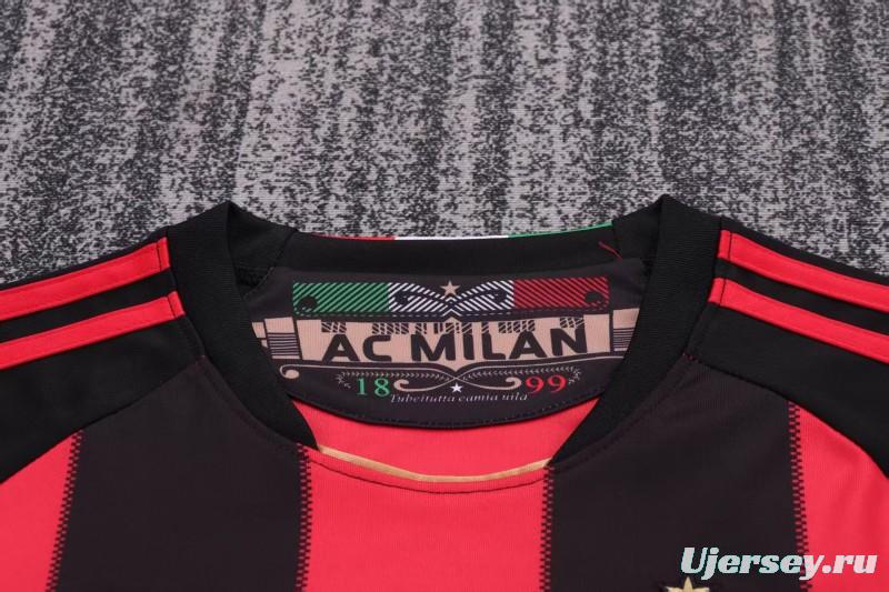 Retro Kids 11/12  AC Milan Home Jersey