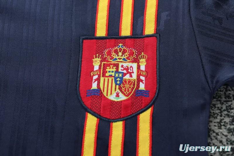 Retro Kids 1996 Spain Away Jersey