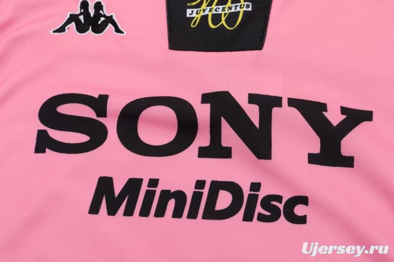 Retro Kids 97/98 Juventus Pink Away Jersey