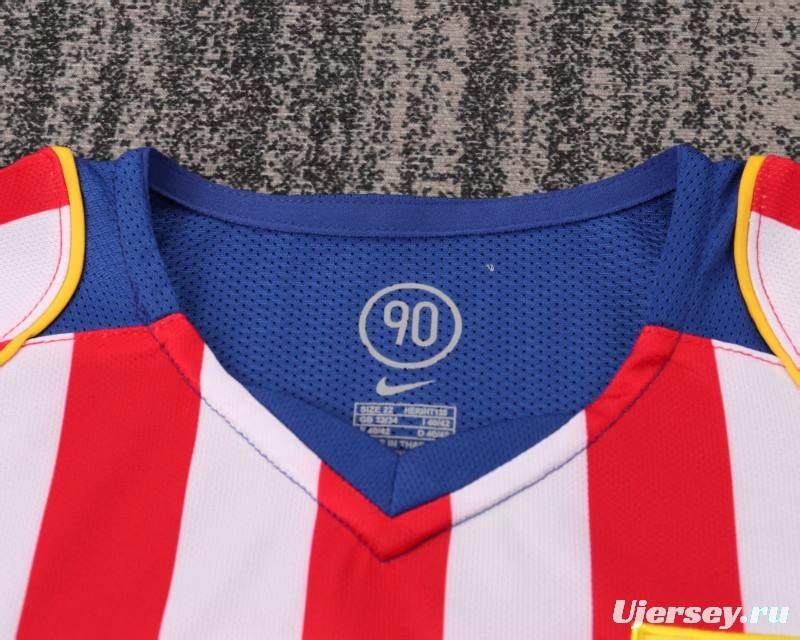 Retro Kids 04/05 Atletico Madrid Home Jersey