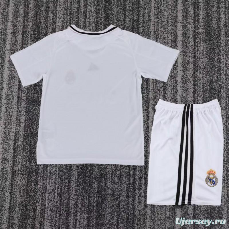 Retro Kids 08/09 Real Madrid Home Jersey