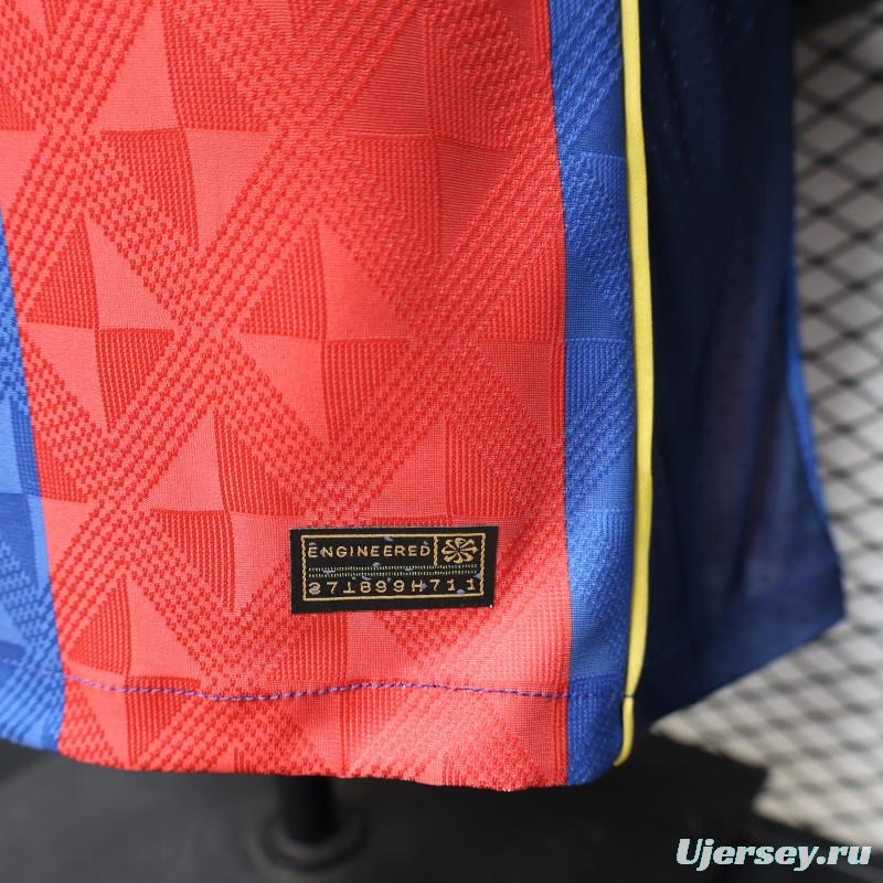 Player Version 26/27 FC Barcelona Home Red Blue  Stripe Jersey