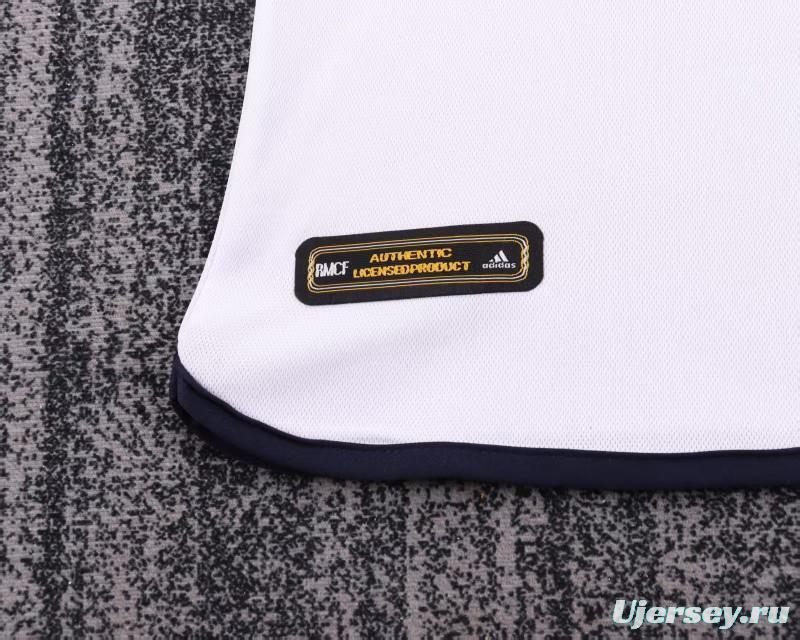 Retro Kids 00/01 Real Madrid Home Jersey