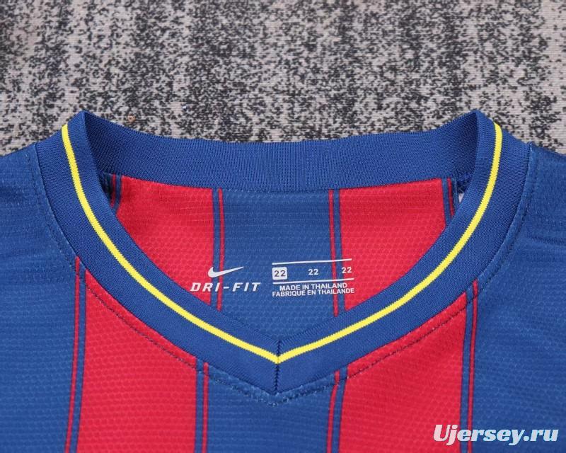 Retro Kids 09/10 FC Barcelona Home Jersey