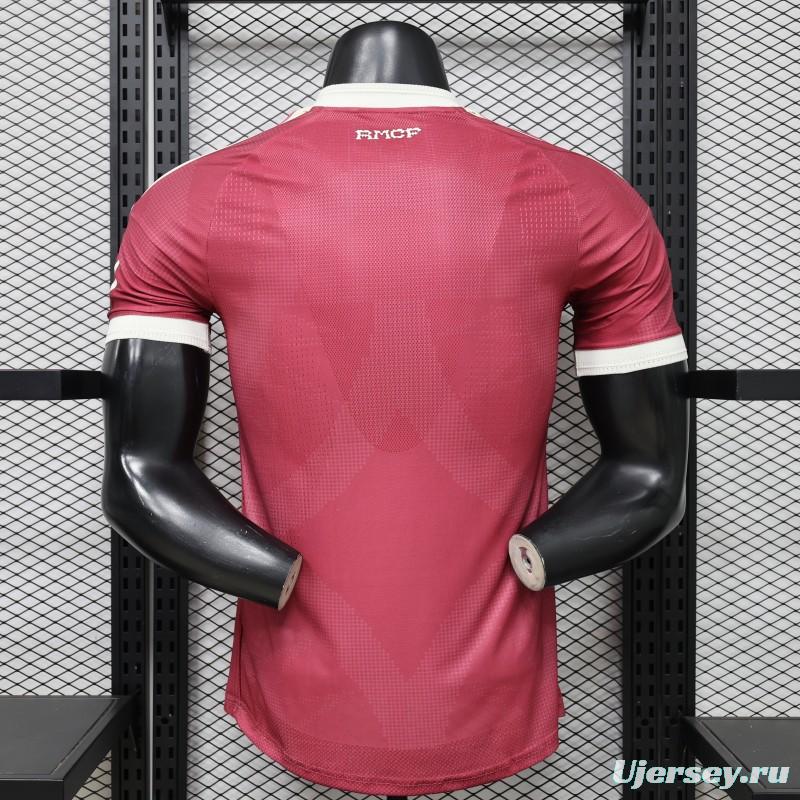 Player Version 26/27 Real Madrid Third Burgundy Red Jersey
