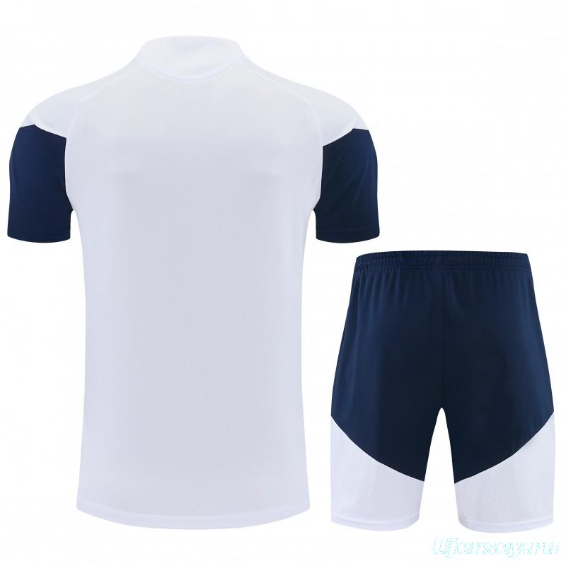 26/27 Real Madrid  White Short Sleeve+Soccer Shorts