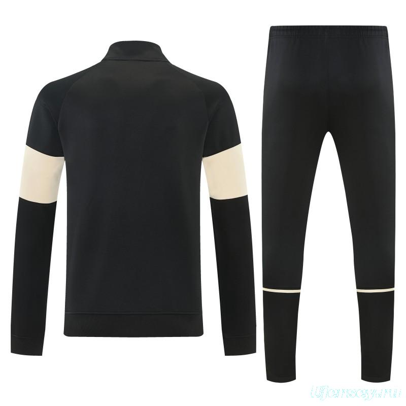 26/27 Liverpool Black & Cream Full Zipper Jacket Tracksuit + Long Pants