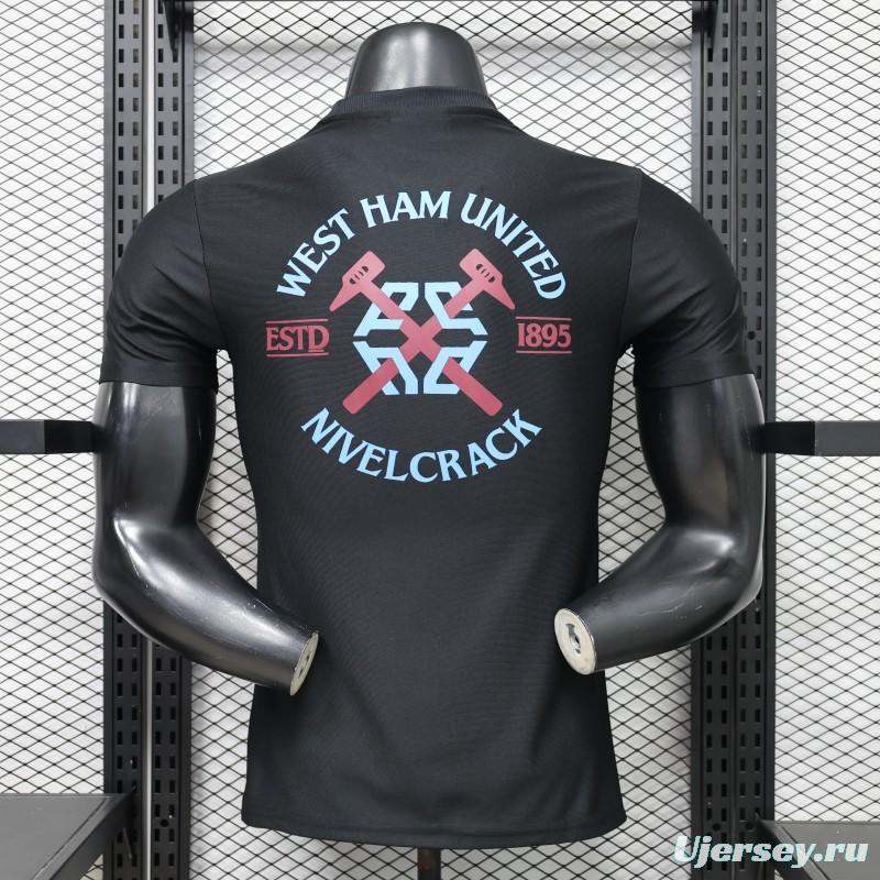 layer Version 26/27 West Ham United Training Dark Grey  Jersey