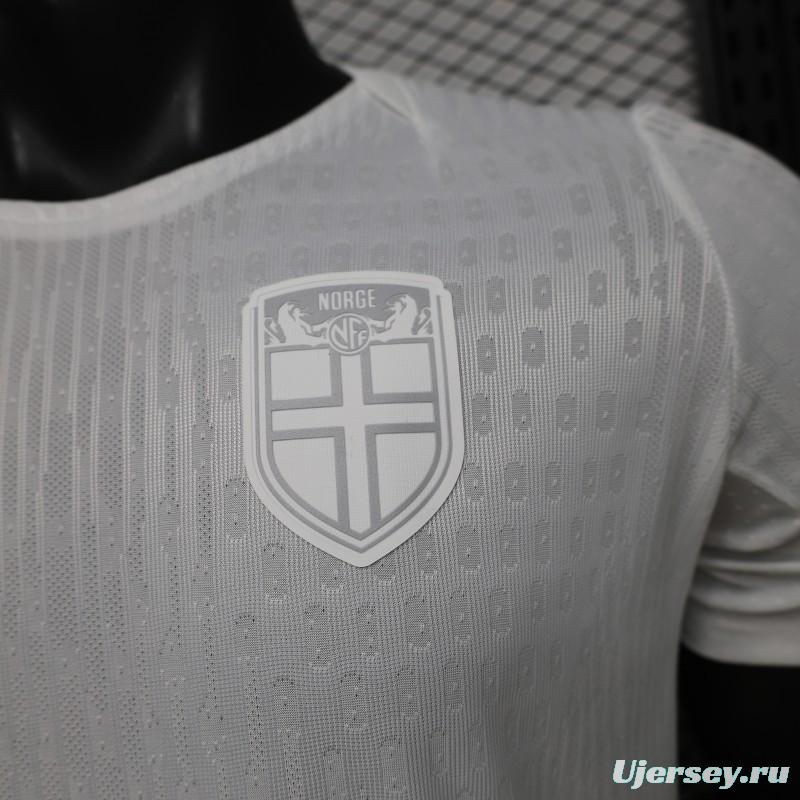 Player Version 2026 Norway White  Away Jersey