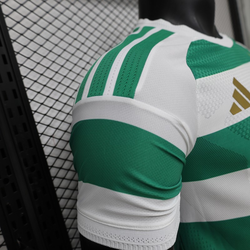 Player Version 26/27 Celtic Green & White Hooped Home Jersey