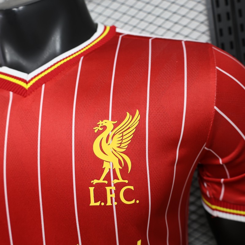 Player Version 26/27 Liverpool Red with White Pinstripe Home Jersey