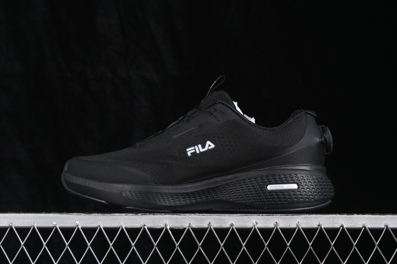 Fila Performance Athletics Sport Nuvole Run 3+ Comfortable Durable Low-Top Running Shoes - A12M611801FBK