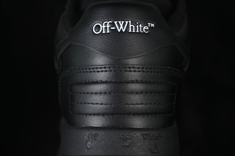 Off-White Out Of Office Low-Top Fashion Sneakers All Black - Y Edition