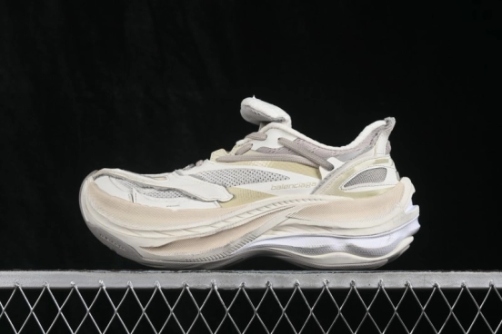 Balenciaga Jet Embossed Print Round-Toe Thick-Sole Low-Top Dad Shoes - WMRTN9191