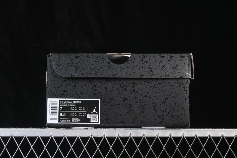 Nike Air Jordan 4 Retro Black Cat Basketball Shoes - FV5029-010