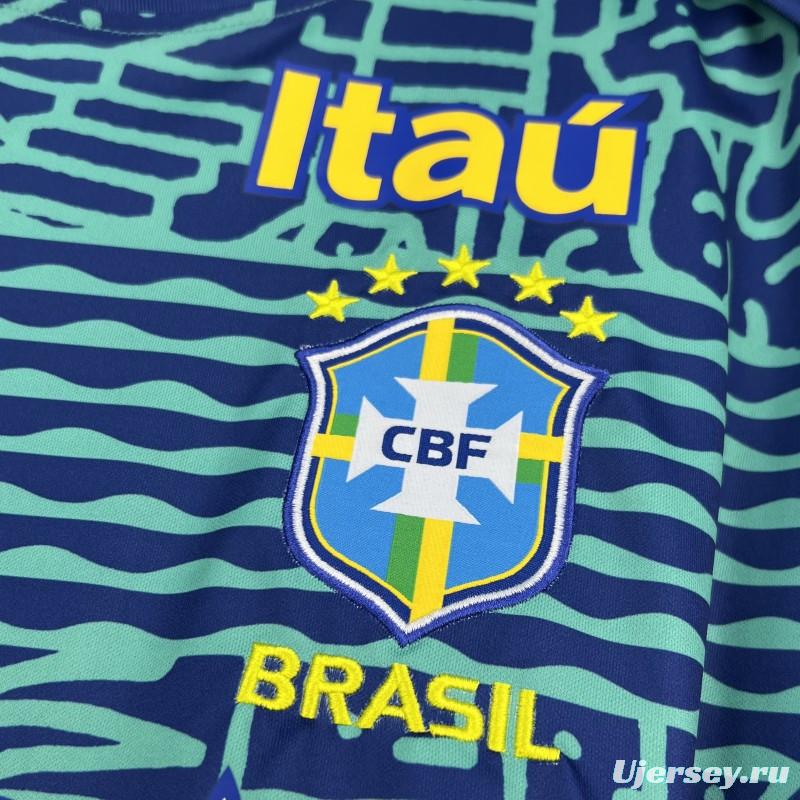 2024 Retro Brazil Pre-Match Jersey