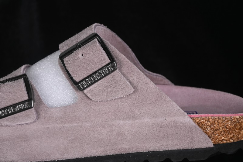 Birkenstock Arizona Soft Footbed Sandals with Shearling Lining and Cushioned Cork Midsole - 1009527