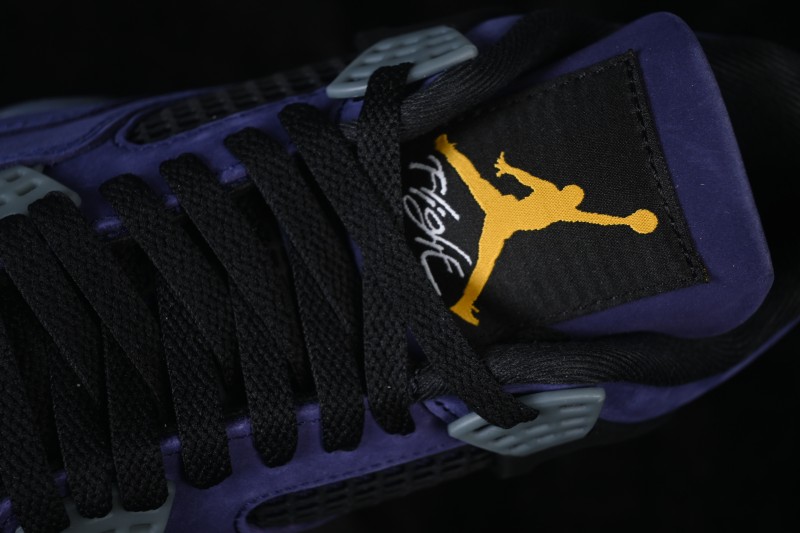 Nike Air Jordan 4 Retro Lakers Basketball Shoes - FV5029-500