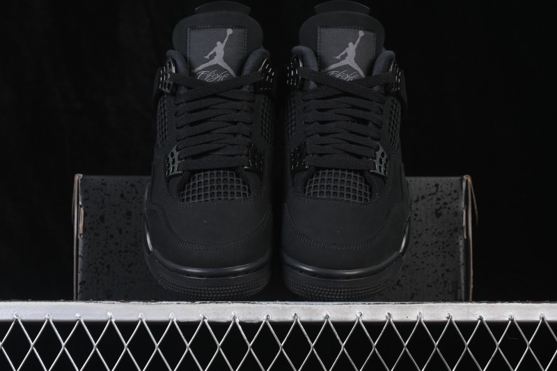 Nike Air Jordan 4 Retro Black Cat Basketball Shoes - FV5029-010