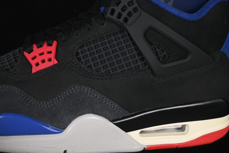Nike Air Jordan 4 Retro AJ4 Black Grey Blue - FV5029-003