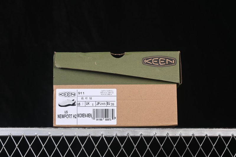 Keen Jasper Retro Street Style Outdoor Shoes in Lotus Green - F.C3