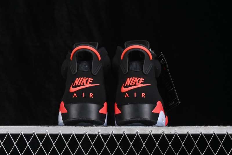 Nike Air Jordan 6 Retro Basketball Shoes with Infrared Accents - CT8529-001