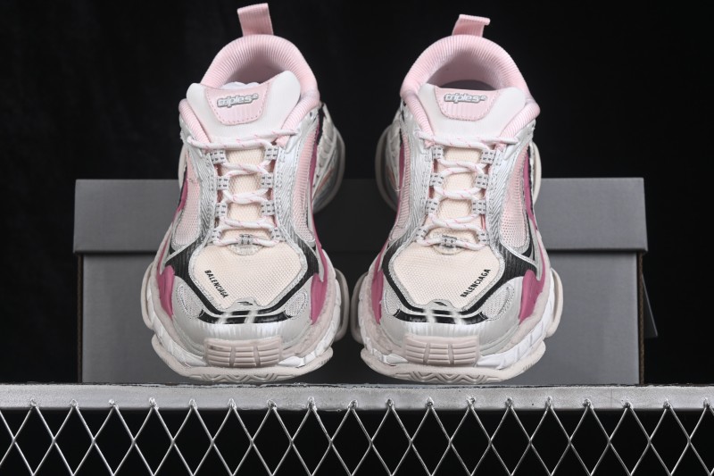 Balenciaga Triple S 2 Gradient Mesh Runner Sneakers with Oversized Sole - WTR2G6800