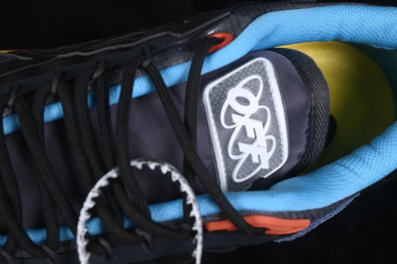 Off-White C/O Virgil Abloh Retro Running Shoes with Deconstructed Design - AJF6