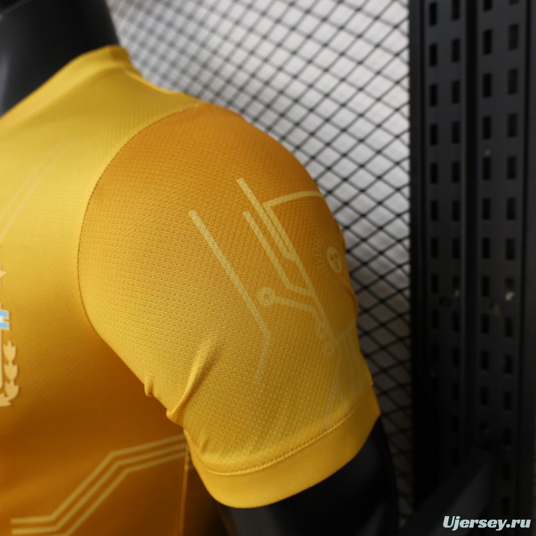 Player Version 26/27 Argentina Golden Yellow Sun of May Special Edition Jersey