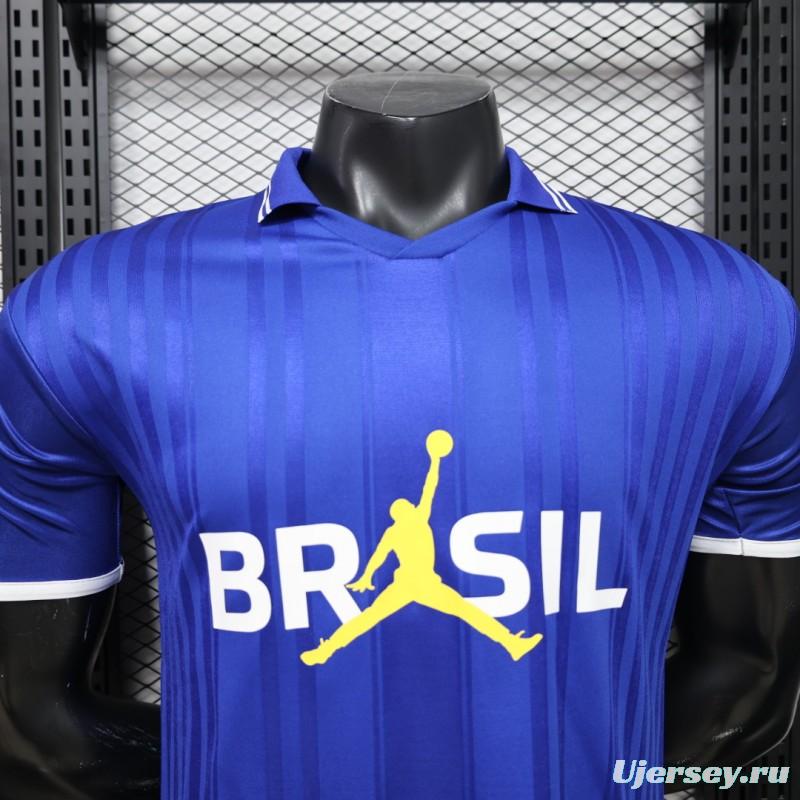 Player Version 2026 Brazil × Jordan Brand Royal Blue Special Edition Jersey
