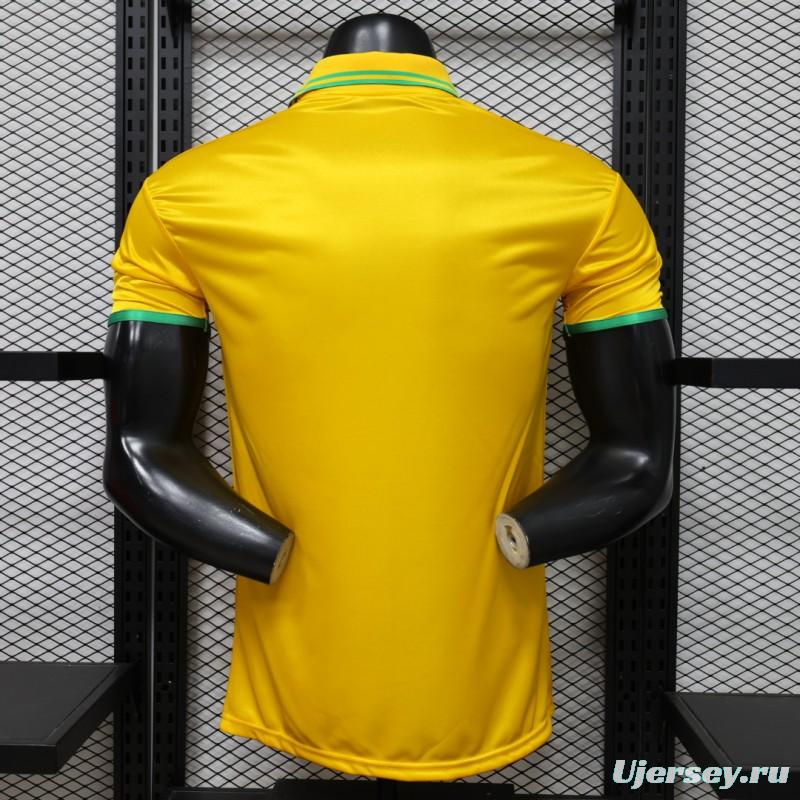Player Version 2026 Brazil × Jordan Brand Yellow Special Edition Home Jersey