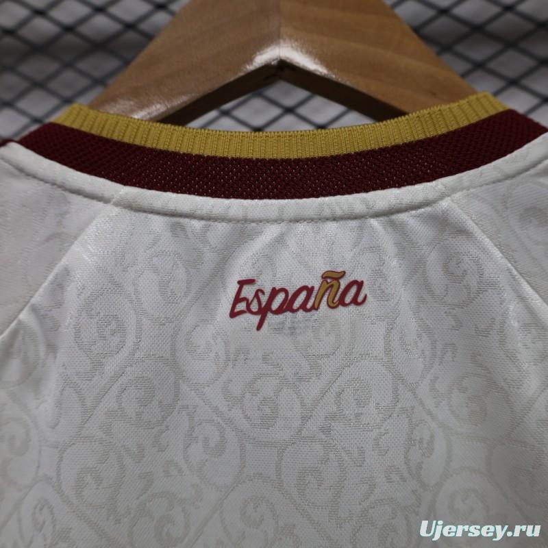 Player Version Womens  26/27  Spain White Away Jersey