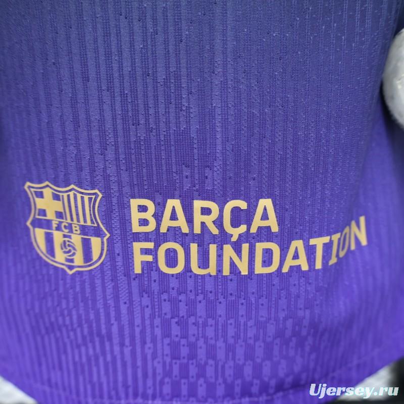 Player Version 26/27 FC Barcelona × Kobe Black & Purple  Special Edition Jersey