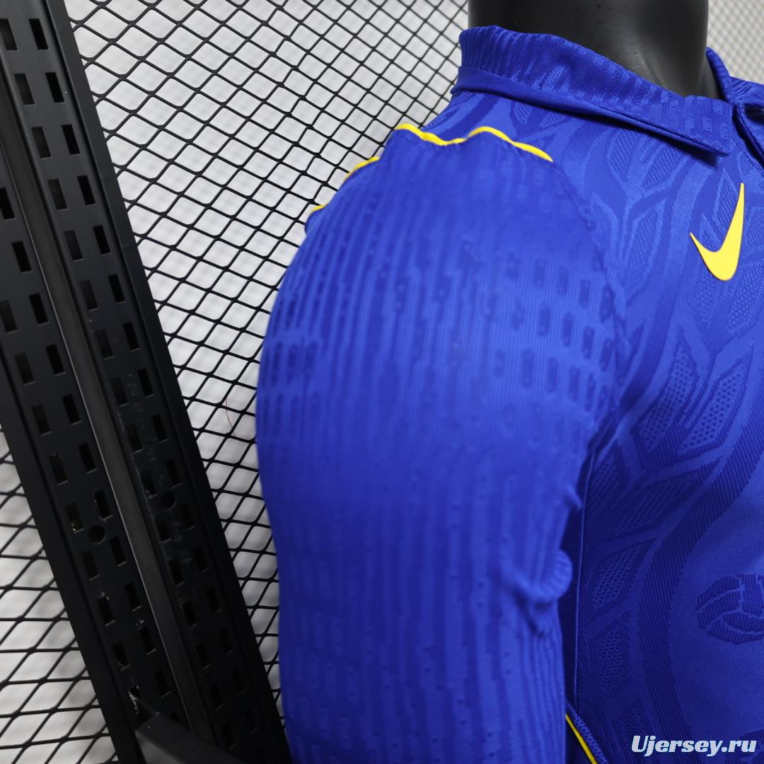 Player Version 26/27 Chelsea Home Polo Collar Long Sleeve Jersey