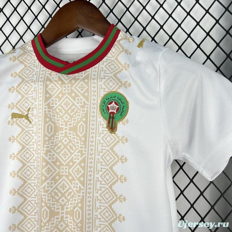 2026 Kids Morocco World Cup Away Kit