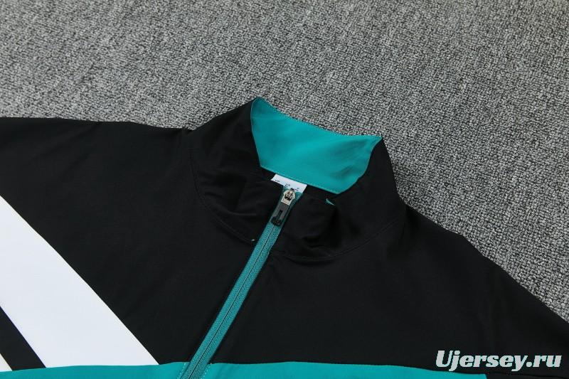 26/27 Liverpool  Teal & Black Full Zipper Jacket Tracksuit + Long Pants