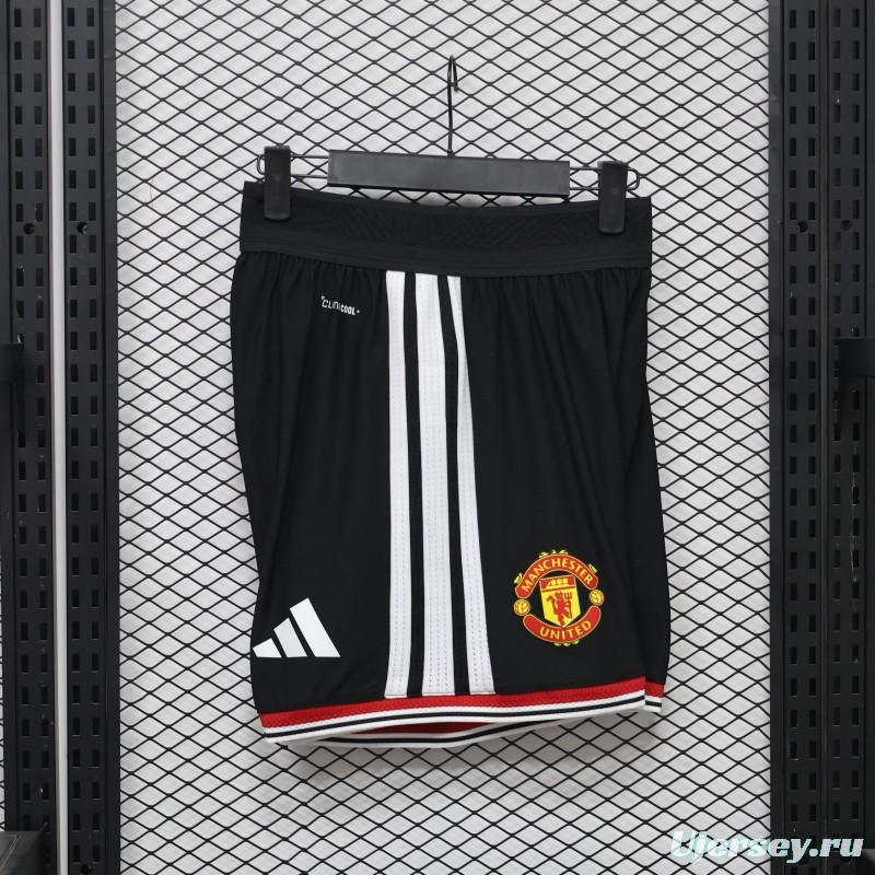 Player Version 26/27 Manchester United Away Black Shorts